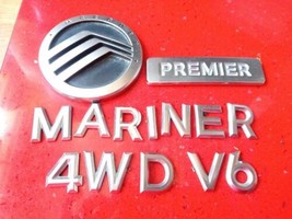 05-07 Mercury Mariner V6 4wd Premiere Emblem Logo Letters Badge Gate Rear  - £17.77 GBP