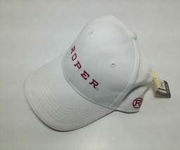 Womens Baseball Cap Ouray Sportswear Roper Embroidered Adjustable White - $12.97