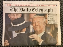 The Daily Telegraph 21 jan 2025 Trump Inauguration - $19.79