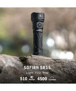 Sofirn SR15 Flashlight 4500LM SFT25R Powerful LED Light 21700 USB C Rech... - $62.27