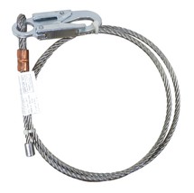 Gemtor A-627L 5/16&quot; Stainless Steel Wire Rope Lifeline 6ft #3155 Snaphook &amp; Stop - £145.38 GBP