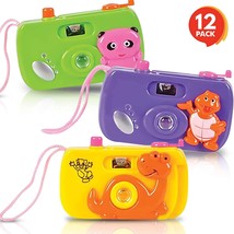 Kids Camera Toy Set - Pack Of 12 - ChildrenS Pretend Play Prop With  - £22.44 GBP