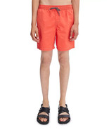 A.P.C. Men&#39;s Louis Solid Regular Fit Swim Trunks in Coral-2XL - $116.53 CAD