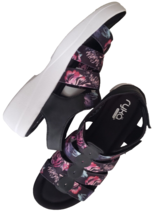 Ryka Multi-Strap Adjustable Wedge Sandals Aloha 9.5W Unused - £20.80 GBP