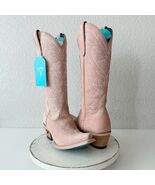 Lane SMOKESHOW Womens Cowboy Boots 8.5 Pink Western Cowgirl Mid Calf Poi... - $247.50