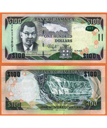 JAMAICA 2018 UNC 100 Dollars Banknote Hybrid substrate Money Bill P- 95 - £1.77 GBP