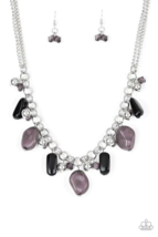 Paparazzi Grand Canyon Grotto Black Necklace - New - £3.55 GBP