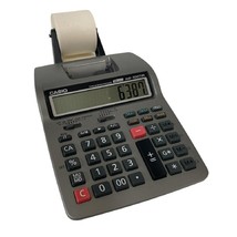 Casio HR-100TM Printing Business Calculator With Paper And Ribbon Tested Works - $19.59