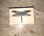 Intricate Dragonfly Bug Insect Era Graphics 408-364-1124 Wood Rubber Stamp - £10.99 GBP