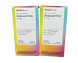 Lot Of 2 CVS Health Astaxanthin 4mg 30 Softgels Ea 60 Total 8/26 - $14.62