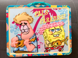 Spongebob Squarepants Retro Metal Lunch Box 2013 Viacom - £23.64 GBP