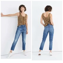 Madewell The Tall High-Rise Slim Boyjean in Dover Wash: Raw-Hemmed Edition Plus - £77.87 GBP