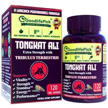 Extra Strength Tongkat Ali with Tribulus Terrestris. Powerful (100:1) Lo... - $17.78