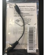 New Dell S-Video to RCA TV Output Cable Kit CN-0R0897 R0897 Composite Ad... - $7.49