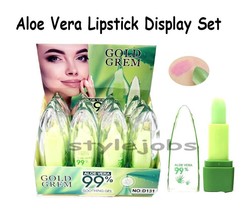 Aloe Vera Color Change Lip Balm Magic Lipstick Wholesale Bulk 12 PCS Set - £8.67 GBP