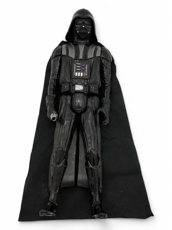 Star Wars Darth Vader 12 Inch Action Figure Hasbro Black Cape Collectibl... - $8.59