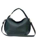 Bruno Rossi Italian Made Dark Green Extra Soft Deerskin Leather Small Ho... - $7,143.02 MXN