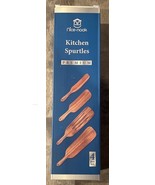 Spurtles kitchen tools As Seen On TV Nice-Nook spurtle set of 4 - Teak W... - $27.27 CAD