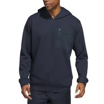 adidas Mens Regular Fit Kangaroo Pockets Hoodie - Green (Shagrn), Small - £32.34 GBP