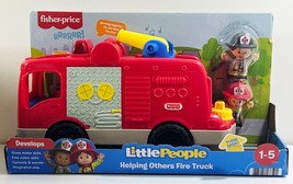 Fisher-Price Little People Helping Others Fire Truck + Two Figures (BRAN... - $14.84