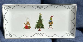 2023 Dr Seuss How the Grinch Stole Christmas Ceramic Serving Tray Platte... - £27.51 GBP