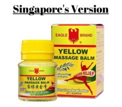 3 x Eagle Brand Yellow Massage Balm 40g giddy headache aches itch pain 三... - £29.89 GBP