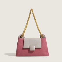 JIOMAY Corduroy Shoulder Bags for Women 2023 Fashion PU Leather Stitching Design - £44.77 GBP