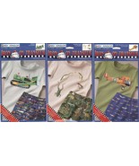 3 Daisy Kingdom Bulldozer Frog Airplane Iron On Transfer Shorts Sew Patt... - $12.99