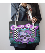 Purple Chaos Queen | Shoulder Tote Bag | Free Ship - $43.00