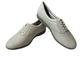 Womens Easy Spirit Antigravity White Leather Oxford Lace-Up Shoes Size 7... - $20.24