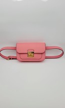 Michael Kors Sloan Editor Small Flap Belt Bag Sling Shoulder Tea Rose Le... - $71.53
