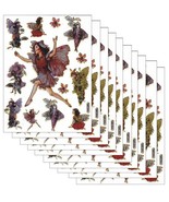 VALUE PACK 10x Fay Elf Fairy Sticker Decal 13x10cm/5x4inch Craft Scrappi... - $28.99 CAD