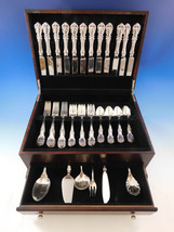Burgundy by Reed &amp; Barton Sterling Silver Flatware Set for 12 Service 54 pcs - £2,519.74 GBP