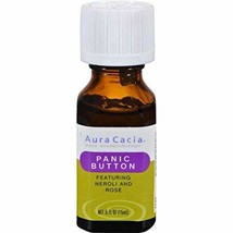 NEW Aura Cacia Essential Solutions Panic Button 0.50 Fl Oz Packaging May Vary - £10.30 GBP