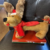 Dan Dee Animated Singing Puppy Hound Dog 3 Christmas Songs Plush Stuffed NWT - £19.90 GBP