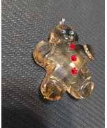 Swarovski Crystal Twinkling Gingerbread Man Pendant Ornament - $740.28 MXN
