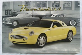 Yellow Ford Thunderbird Concept Car Advertising Post Card - $12.64