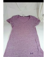 Under Armour Heat Gear Purple Short Sleeve Womens Tshirt Size XS - $154.21 MXN