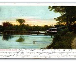 View on Songo River Maine ME Private Mailing Card Fancy Cancel PMC Postc... - $6.88