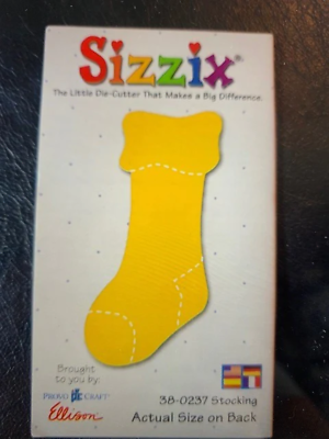 Sizzix Stocking medium die - $6.34