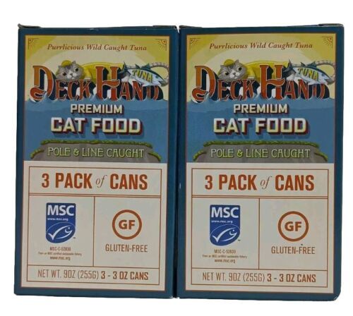6 Cans Deck Hand Tuna Premium Cat food 3 Oz. Each  - $14.95