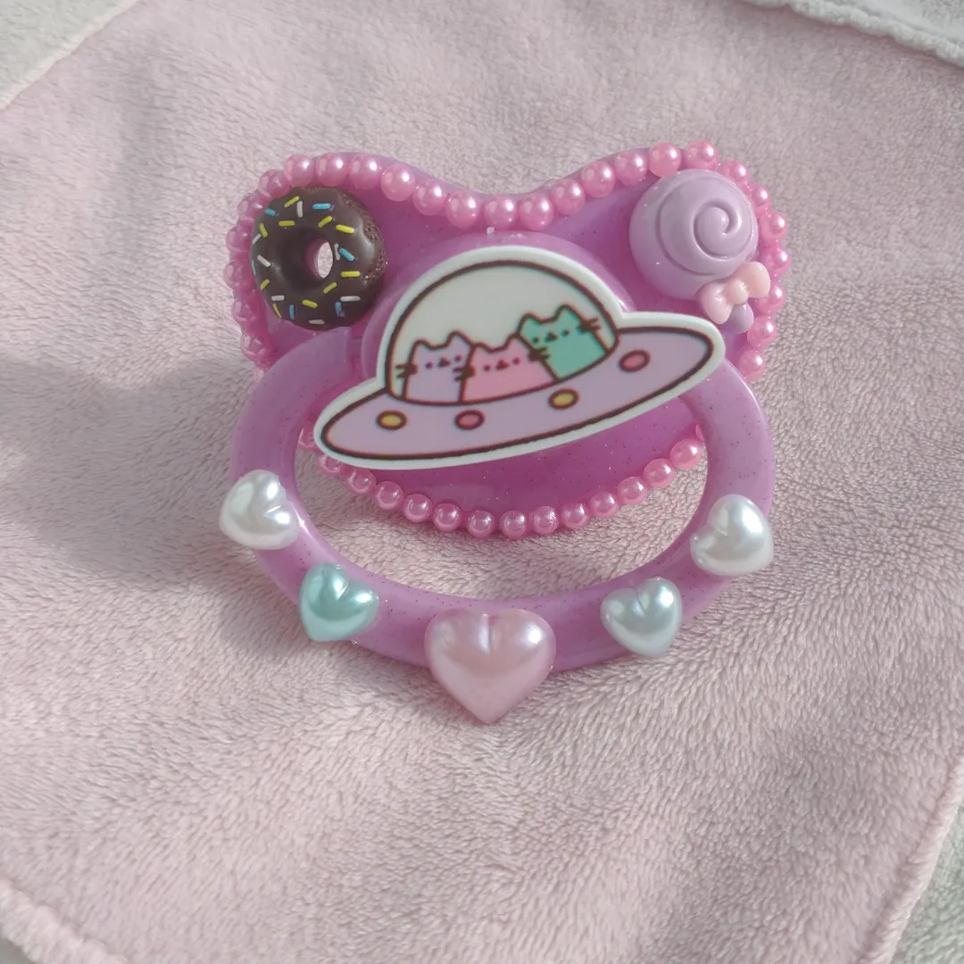 Pastel Space Cats Adult Pacifier - $19.00