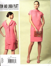 Vogue Patterns V1544 Designer Tom &amp; Linda Platt Misses Dress 14 - 22 UNCUT - £20.36 GBP