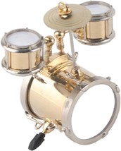 Mini Drum Model Musical Instrument Drum Set Ornament, Replica Drum Set - $32.97