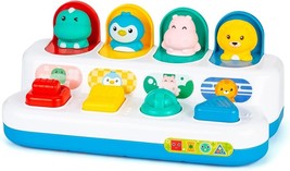 Baby Toys 6 to 12 Months, Pop Up Activity Animals Cause and Effect Toy for 12-18 - £19.38 GBP