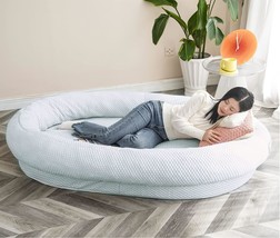 Giant Dog Bed For Human With Matching Blanket, 65 * 55 Xxxxxxl Dog Bed For Both  - £70.06 GBP