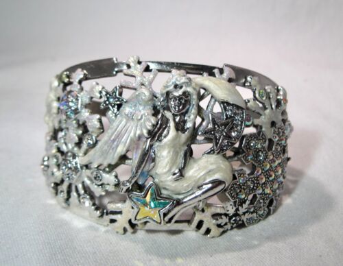 Primary image for Kirks Folly Christmas Angel Cuff Bracelet K1296