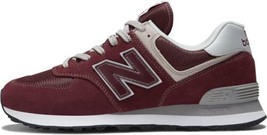 New Balance Mens 574 V2 Sneaker,Burgundy/White, M7.5/W9 - £115.82 GBP