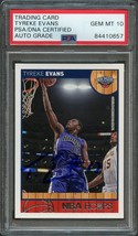 2013-14 NBA Hoops #181 Tyreke Evans Signed Card AUTO 10 PSA Slabbed Pelicans - £46.85 GBP