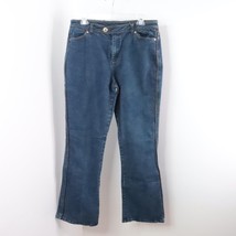 Motto Women&#39;s 14 Denim Flare Bootcut Blue Jeans w/ Piping - $10.88 CAD